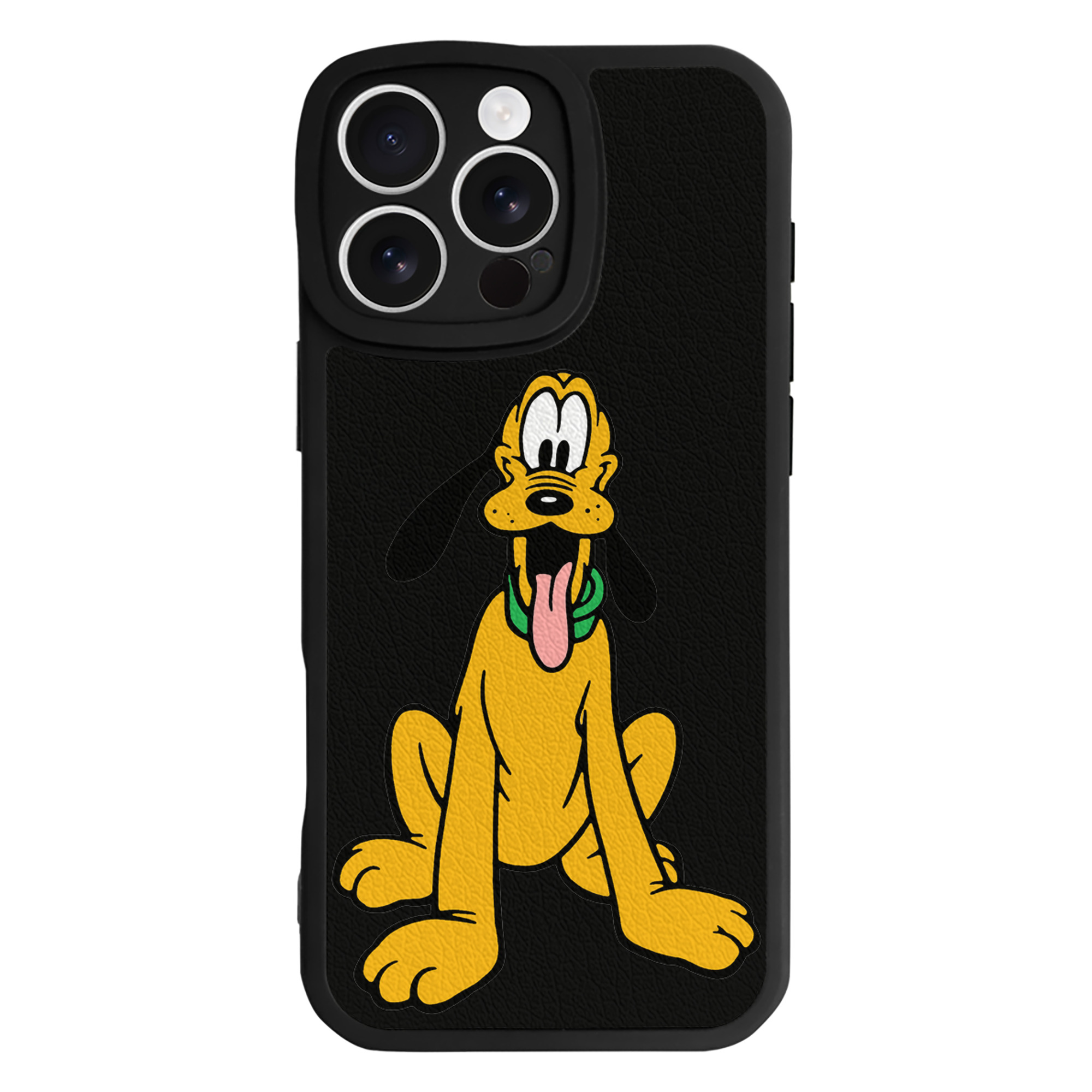 （画像用） ミッキーマウス Mickey Mouse 【iPhone 16シリーズ対応】シリコンスマホケース（レザー調） 材質：シリコン